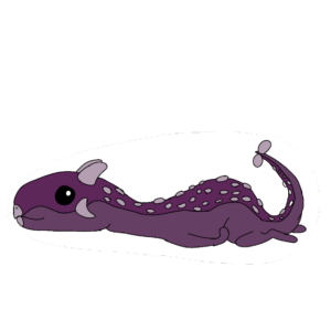 Laying Ankylosaurus Sticker